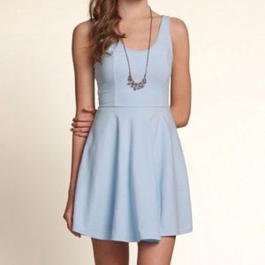 ✨HOLLISTER light blue skater dress!